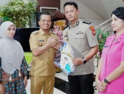 Pisah Sambut Kapolres Pringsewu Berlangsung Haru