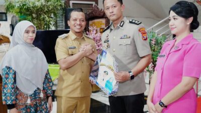 Pisah Sambut Kapolres Pringsewu Berlangsung Haru