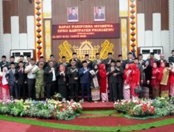 Bupati Pringsewu Hadiri Rapat Paripurna Istimewa DPRD Mendengarkan Pidato Kenegaraan Presiden RI